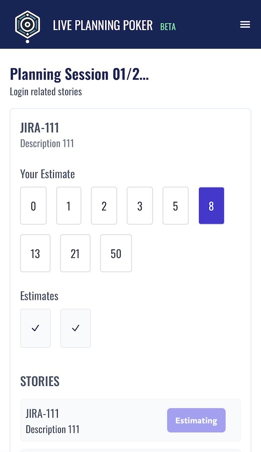 Planning Poker Application